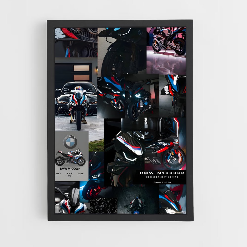 Poster vibrant M rr – affiche BMW Motorrad (vue 2)